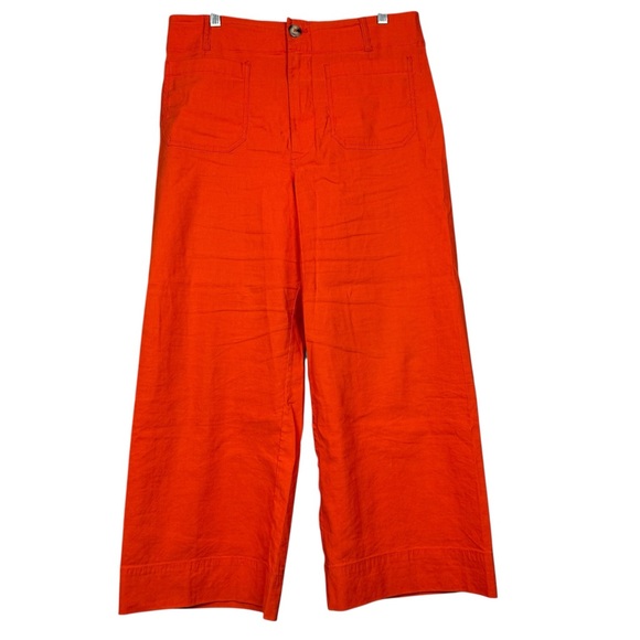 Anthropologie Maeve Colette Wide Leg Linen Blend Pants - Picture 2 of 5